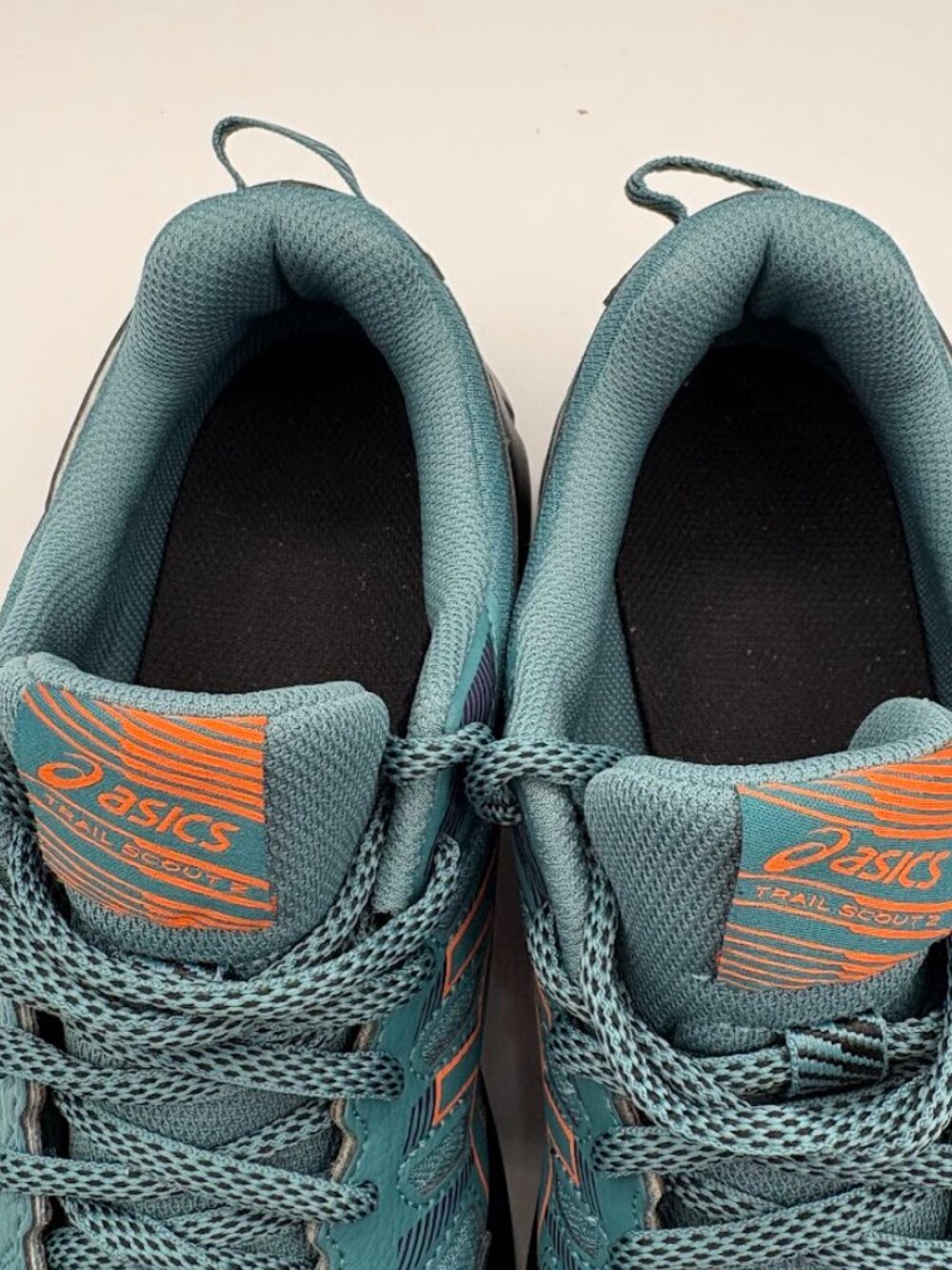 ASICS Women's size 9 Trail Scout 2 Running Shoes "Misty Pine / Nova Orange - Picture 8 of 9